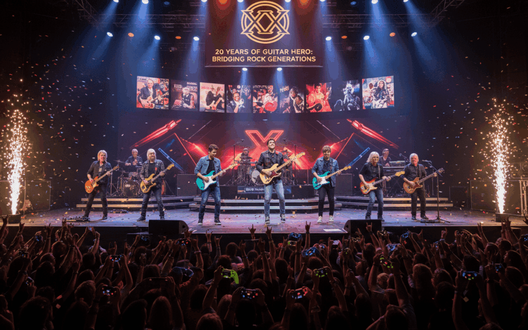 جuitar Hero في عيد ميلاده العشرين جسر بين أجيال الروك
