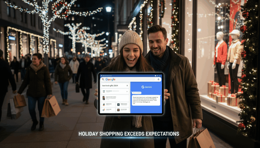 holiday shopping with google search and gemini exceeds expectations