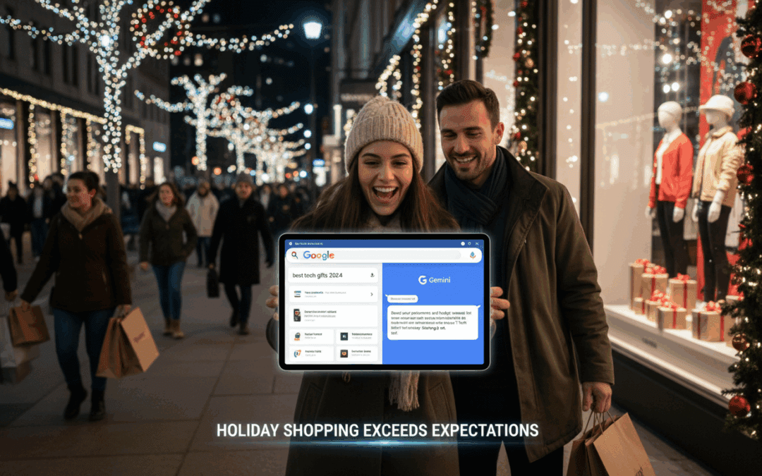 تسوق العطلات مع Google Search وGemini يتجاوز التوقعات