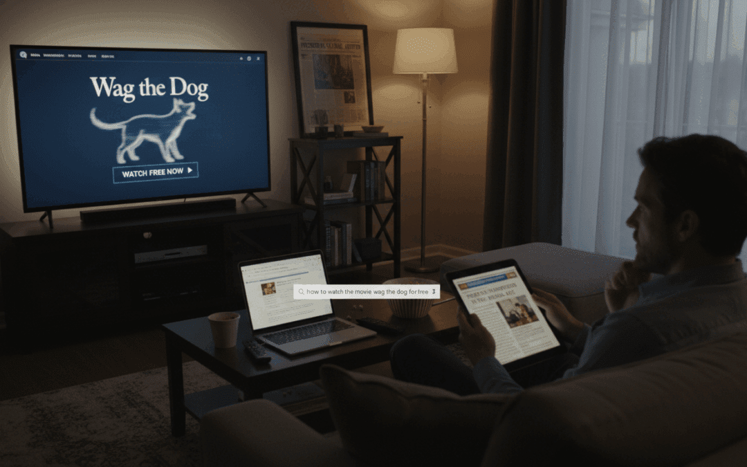 كيفية مشاهدة فيلم Wag the Dog مجانًا وأهميته السياسية