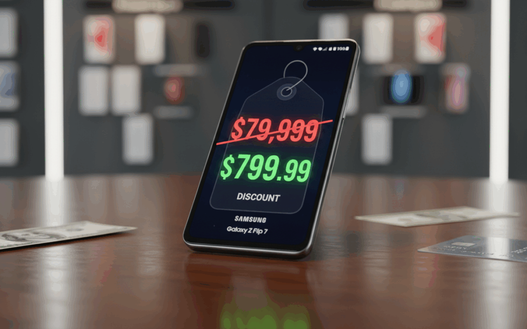 خصم كبير على Samsung Galaxy Z Flip 7 سعر 799.99 دولار