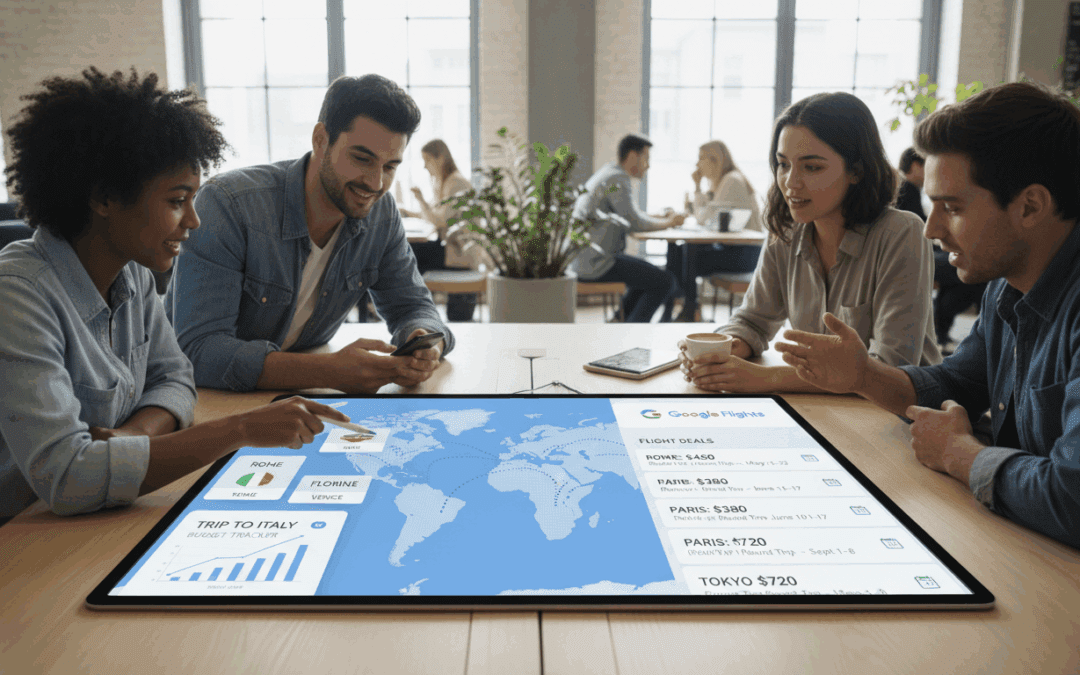 تحسين تخطيط السفر مع أداة Canvas و Flight Deals من جوجل