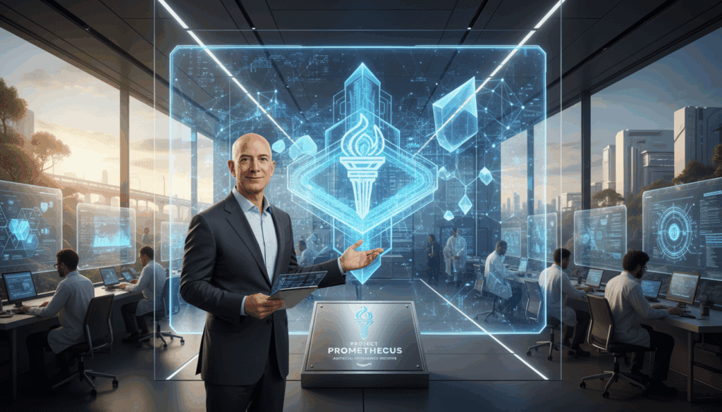 الصفحة الرئيسية jeff bezos returns with a new challenge with project prometheus in artificial intelligence