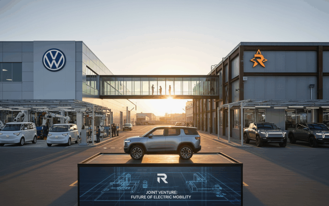رؤية مشتركة بين فولكس واجن وريفيان في صناعة السيارات الكهربائية