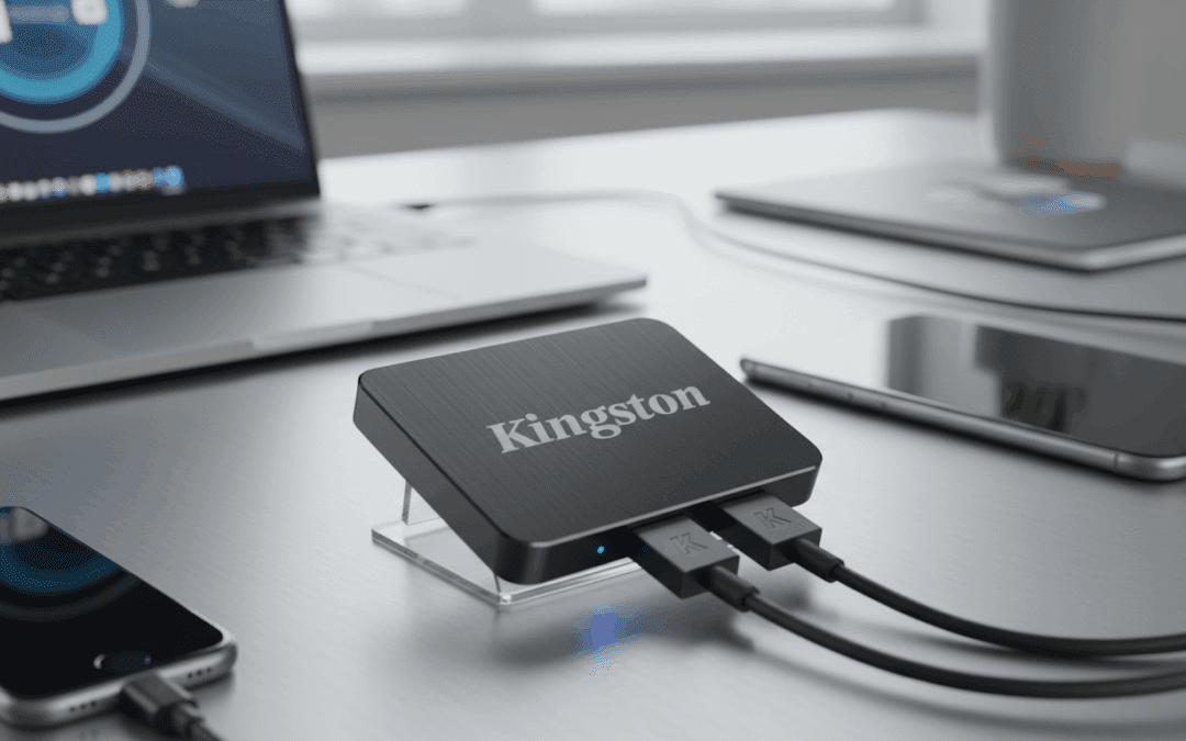كينجستون تطلق ذاكرة فلاش SSD مع موصلات USB-A وUSB-C
