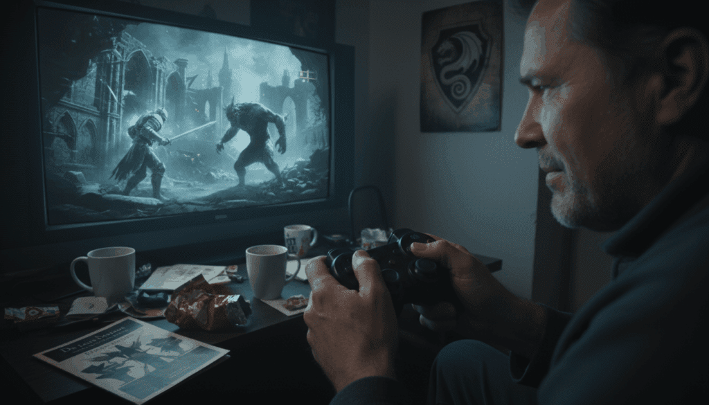 love of difficult games like demons souls and its impact on character