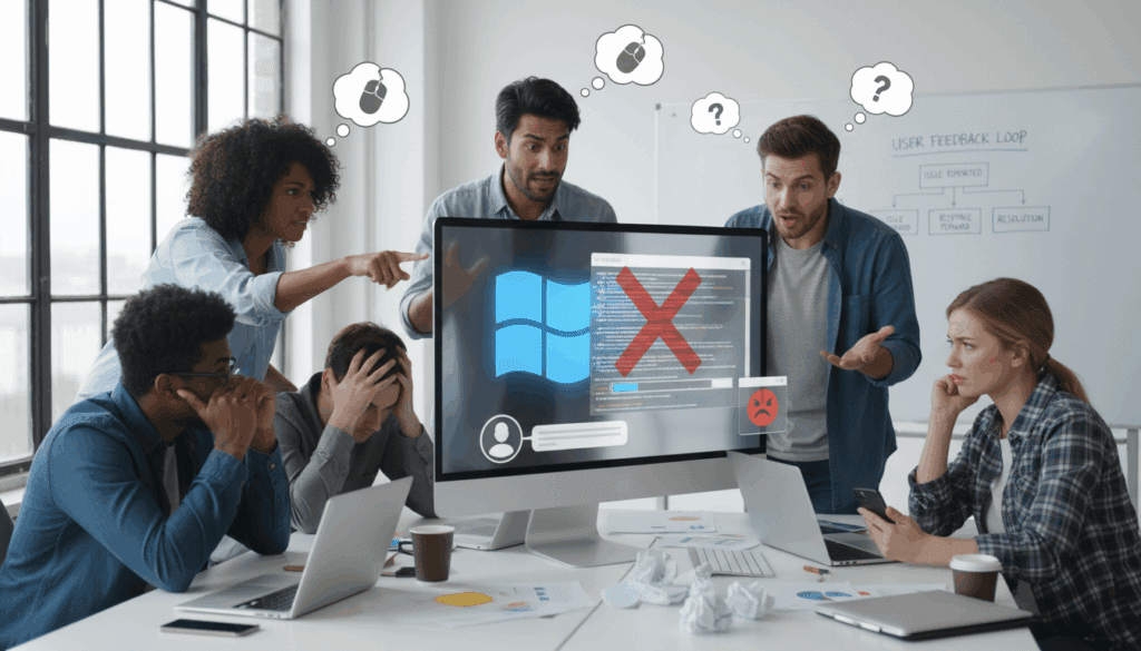 negative reactions to windows agentic and the importance of responding to users