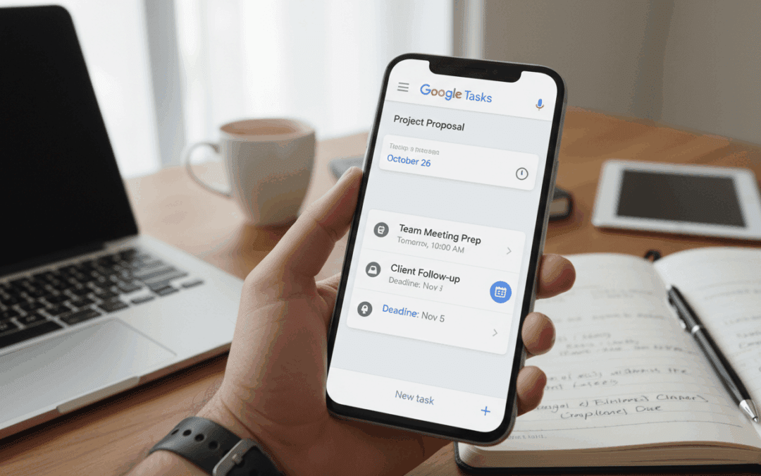 ميزة المواعيد النهائية الجديدة في Google Tasks وتحسين إدارة المهام