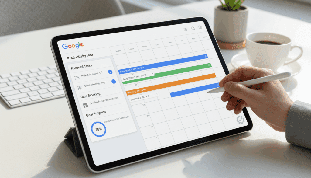 new feature in google calendar to enhance productivity and organize tasks