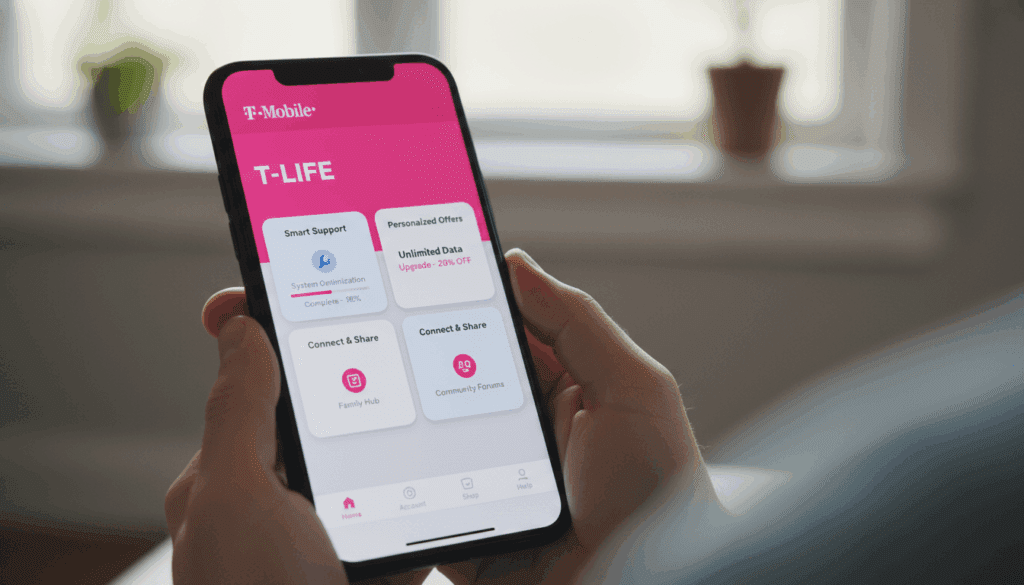 new updates for the tlife app from tmobile to enhance customer experience