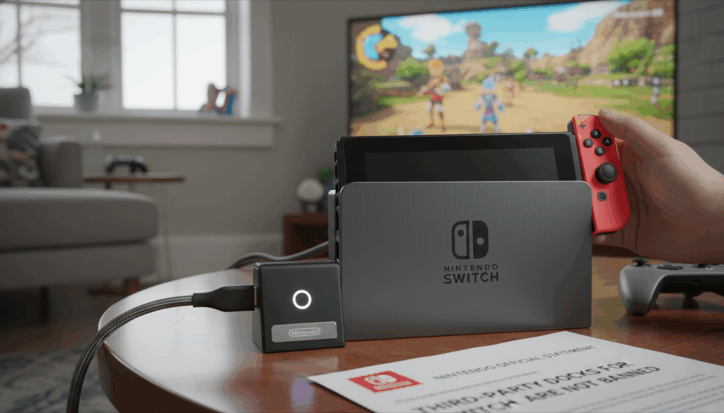 nintendo confirms that thirdparty docks for switch 2 are not banned