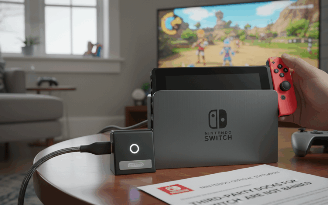 نينتندو تؤكد عدم حظر third-party docks لجهاز Switch 2
