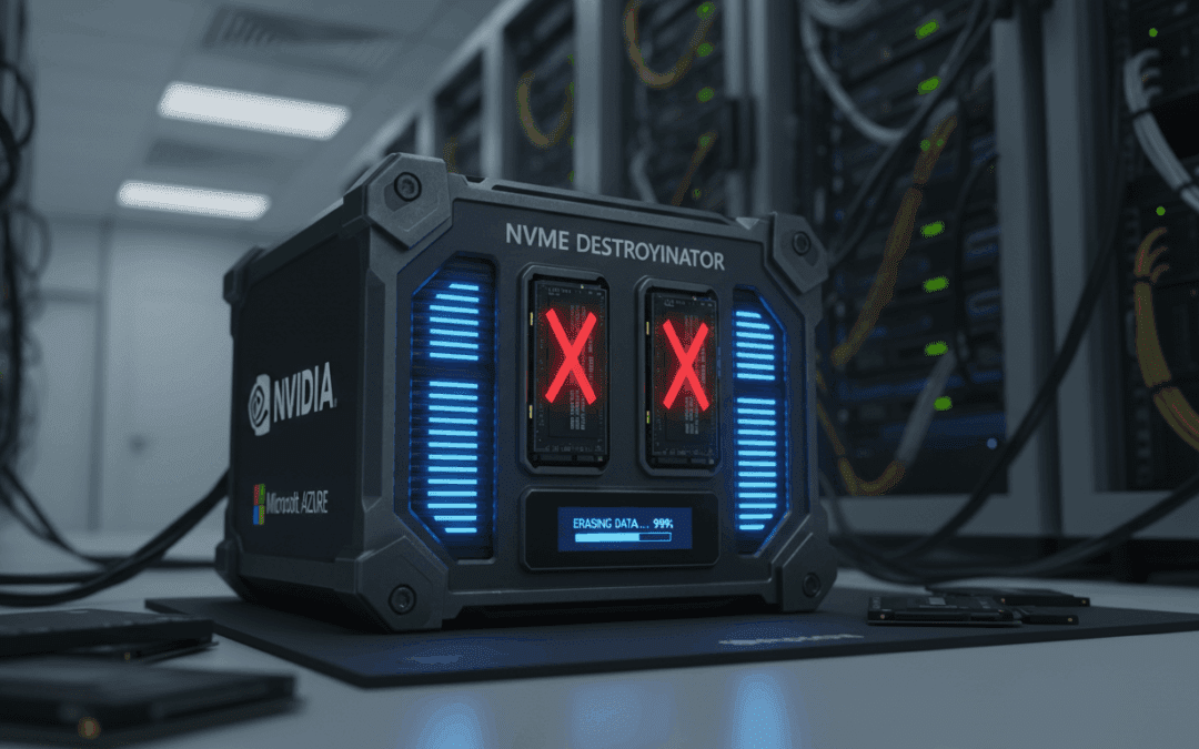 جهاز NVMe Destroyinator الحل الأمثل لمسح البيانات بسرعة عالية