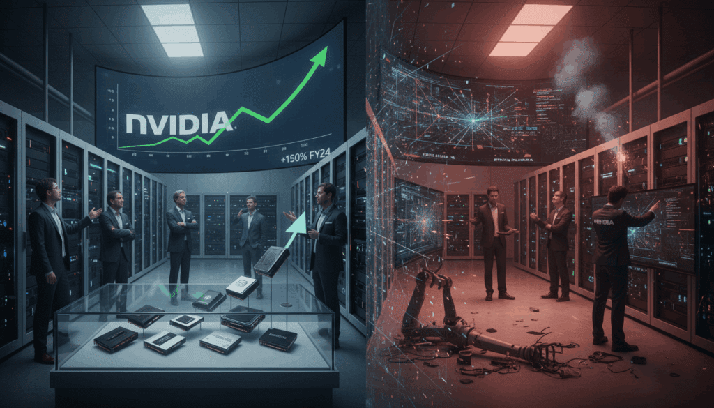 الصفحة الرئيسية record growth of nvidia and challenges of artificial intelligence