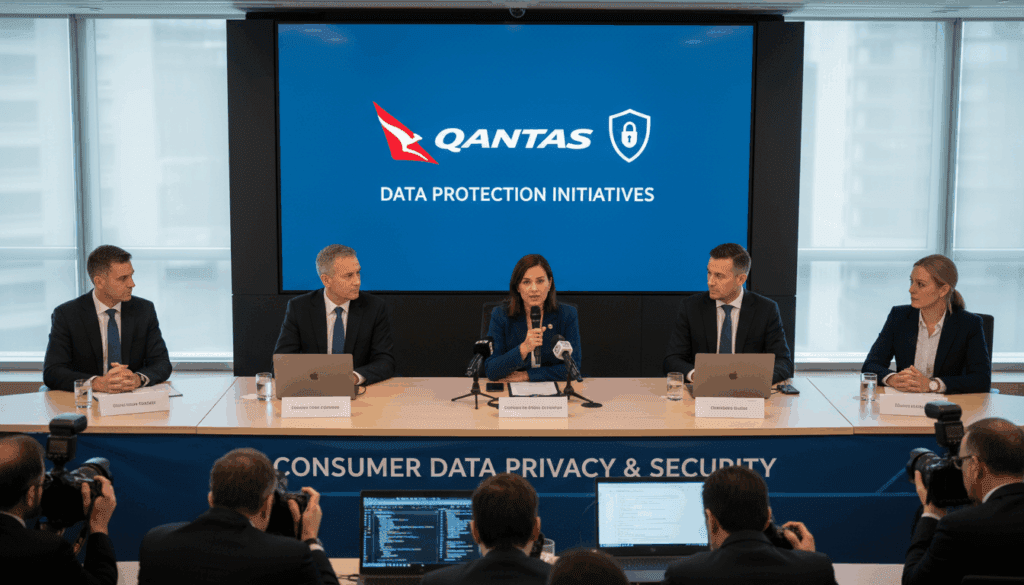 replies of companies on data leaks protection for qantas or for consumers