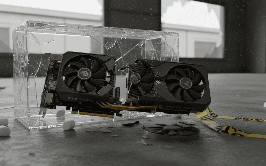 الإبلاغ عن انكسار بطاقة RTX Pro 6000 Blackwell أثناء النقل