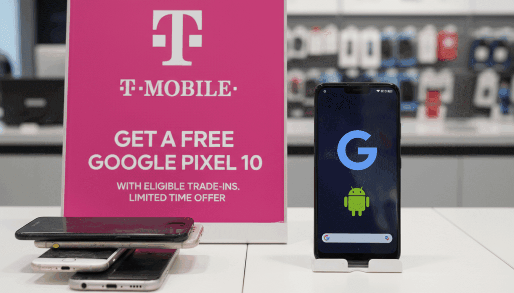 t mobile offer for getting google pixel 10 free with tradeins