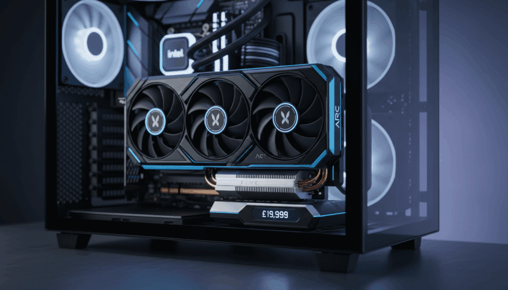 الصفحة الرئيسية the best gaming gpu card intel arc b580 priced at 19999 pounds