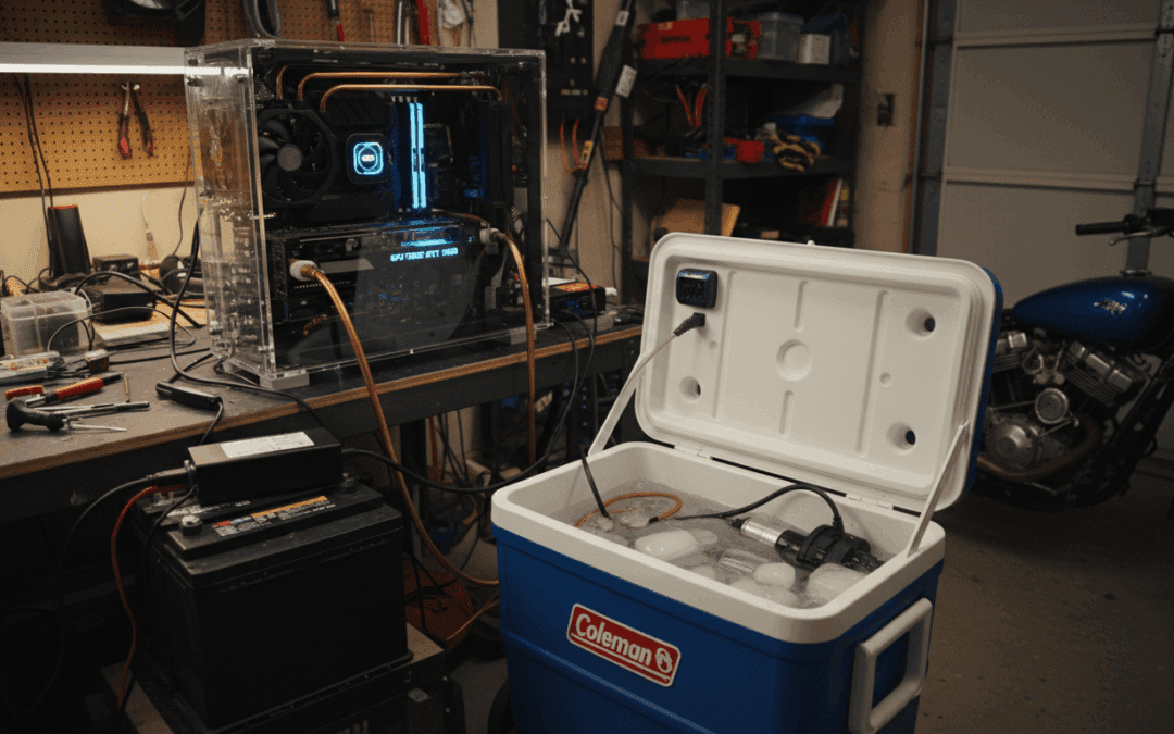 التعديل الجريء RTX 5050 عبر استخدام فريزر التخييم