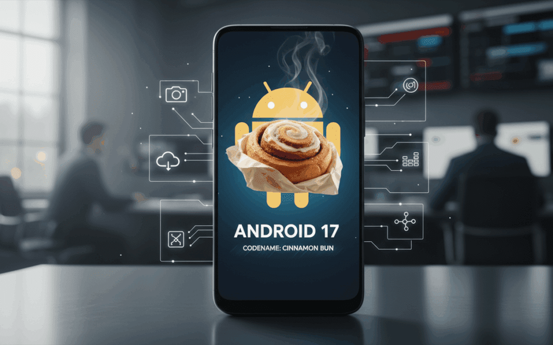 الاسم الرمزي Cinnamon Bun لنظام Android 17 يؤكد الميزات الجديدة