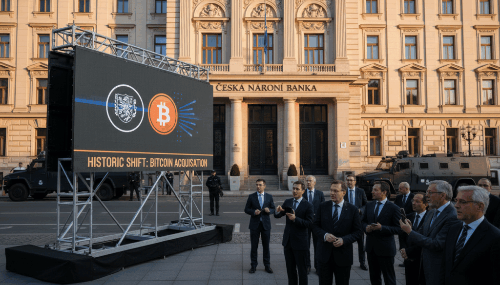 the czech central bank buys bitcoin in a historic shift