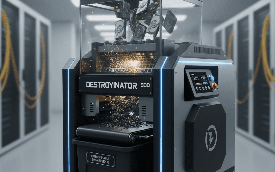 جهاز Destroyinator الحل الأمثل لمسح البيانات بسرعة وكفاءة