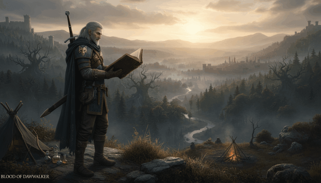 the game blood of dawnwalker offers an innovative rpg experience similar to the witcher