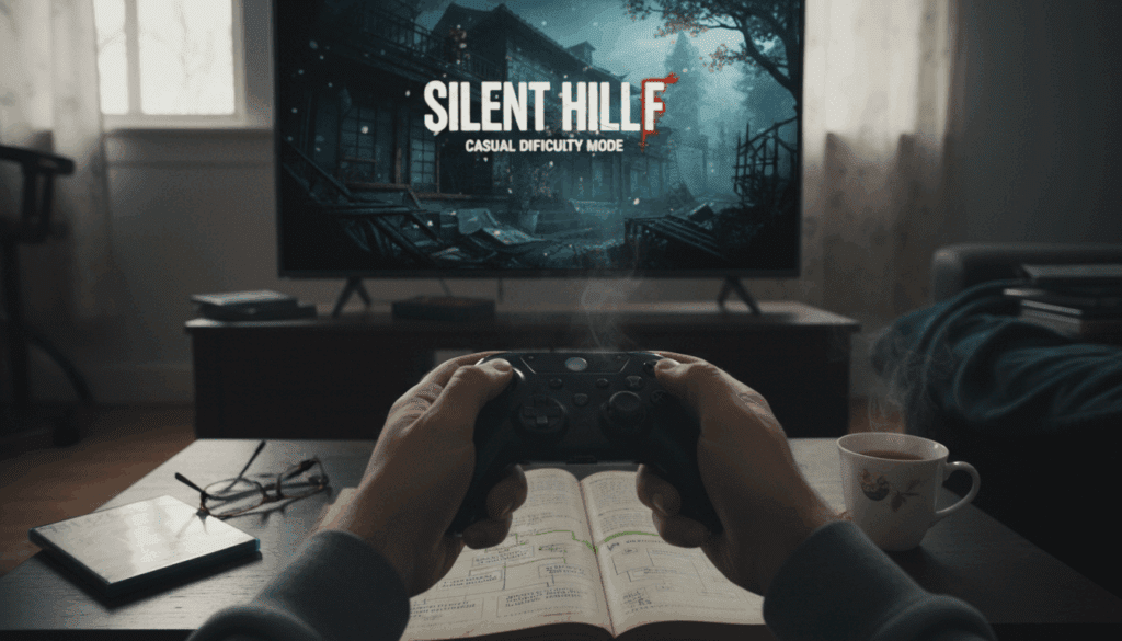 the impact of the casual difficulty level in silent hill f on game design