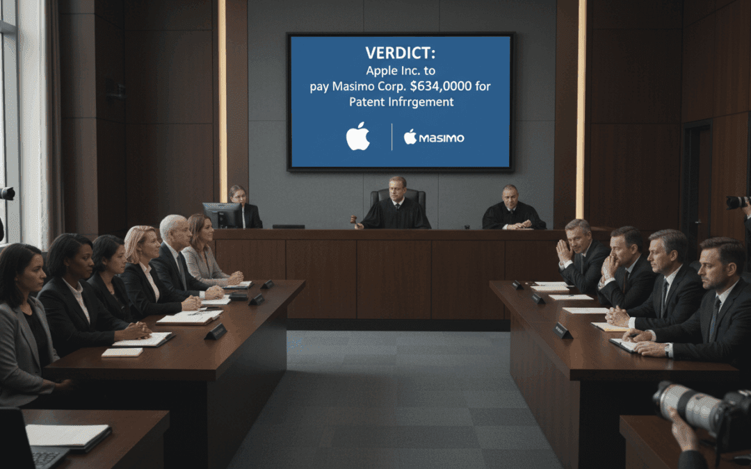 هيئة المحلفين تقضي بدفع أبل 634 مليون دولار لـ Masimo انتهاك براءات الاختراع