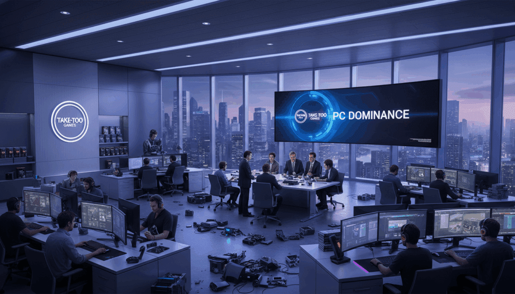 الصفحة الرئيسية the transformation of the gaming industry taketwo focuses on pc and moves away from consoles